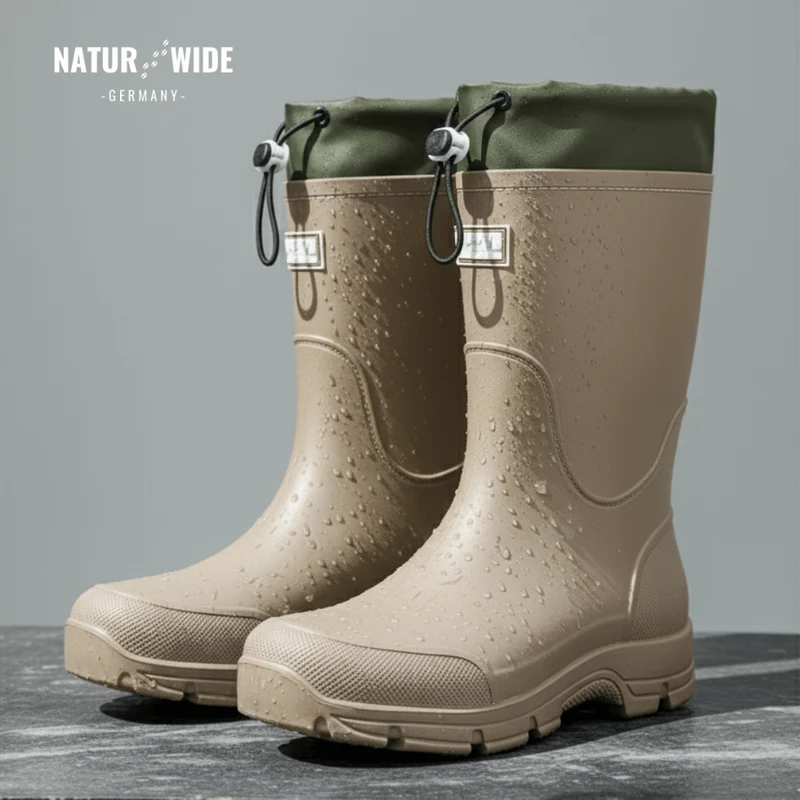 Waterproof Outdoor Rubber Boots Unisex – Slip-Resistant, Durable & Long-Lasting