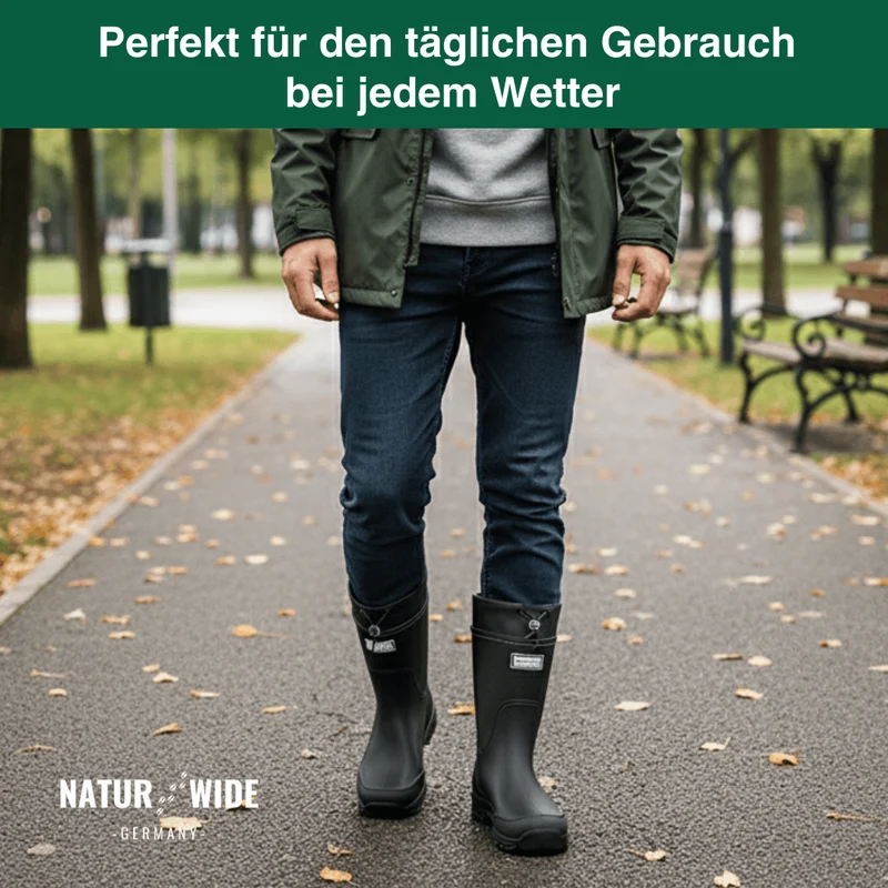 Waterproof Outdoor Rubber Boots Unisex – Slip-Resistant, Durable & Long-Lasting