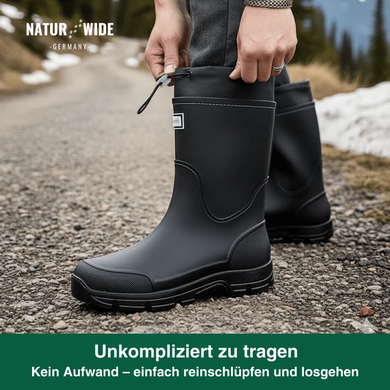 Waterproof Outdoor Rubber Boots Unisex – Slip-Resistant, Durable & Long-Lasting