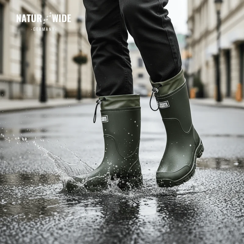 Waterproof Outdoor Rubber Boots Unisex – Slip-Resistant, Durable & Long-Lasting