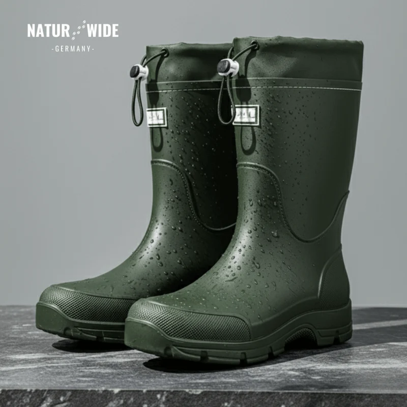 Waterproof Outdoor Rubber Boots Unisex – Slip-Resistant, Durable & Long-Lasting