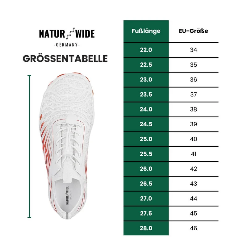 BareFlex – Barfußschuhe für gesundes Gehen, podologisch geprüft (Unisex)
