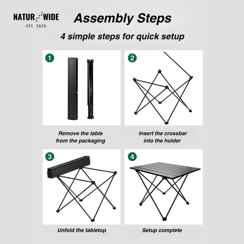 Ultra-Lightweight & Durable Camping Table