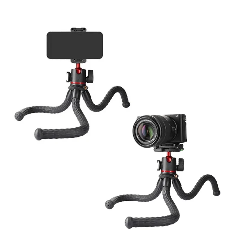 Flexible Octopus Tripod – Versatile for Camera & Smartphone