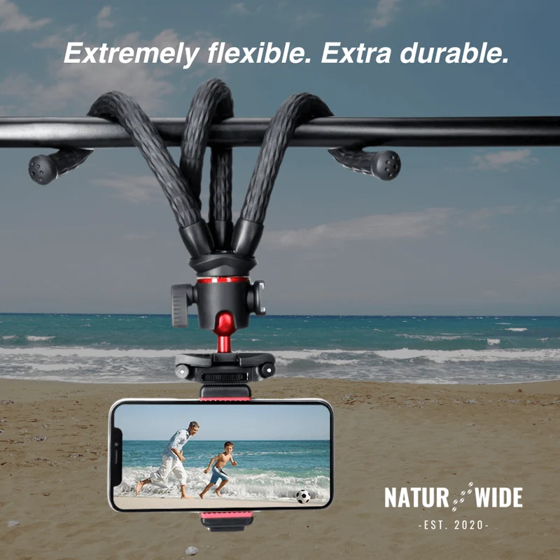 Flexible Octopus Tripod – Versatile for Camera & Smartphone