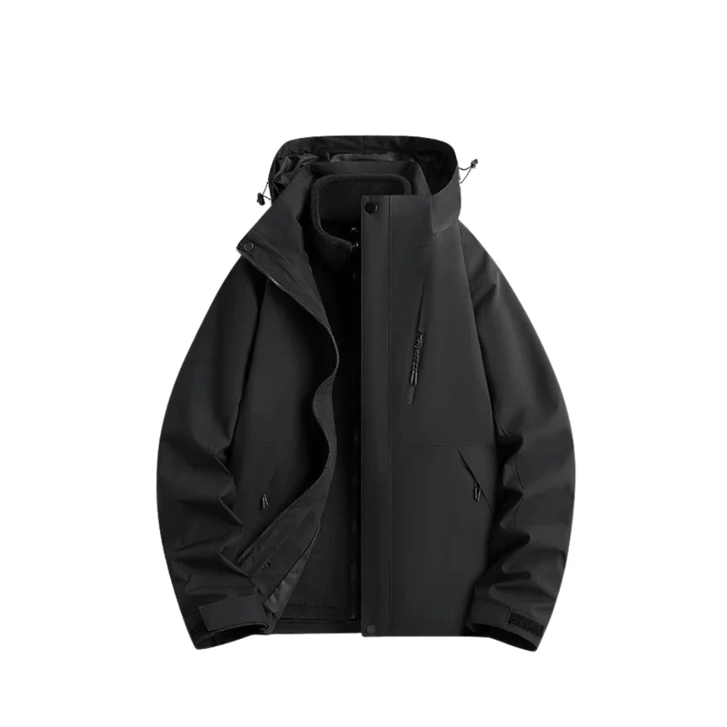 2-in-1 Ultraleichte Regenjacke & Fleecejacke für Frauen – Wind & wasserdicht