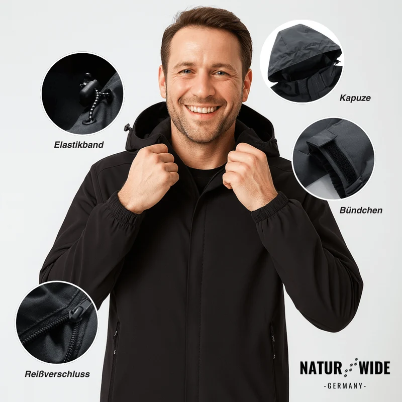 Ultraleichte Exoplorer Modern Regenjacke