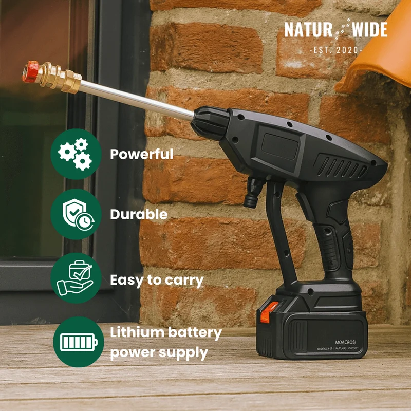 Cordless High-Pressure Washer – Portable, Powerful and Flexible