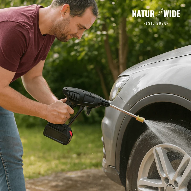Cordless High-Pressure Washer – Portable, Powerful and Flexible