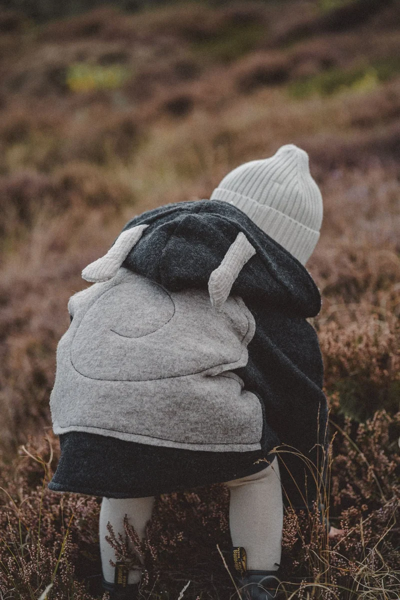 Wollwalkjacke Kinder - schnelle Schnecke