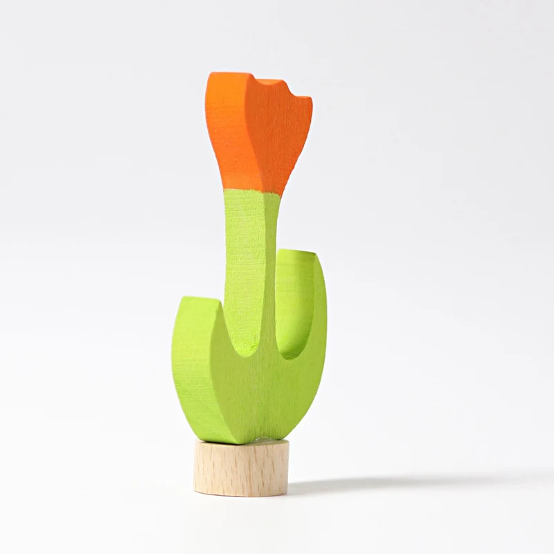 Steckfigur. orangene Tulpe | Grimms