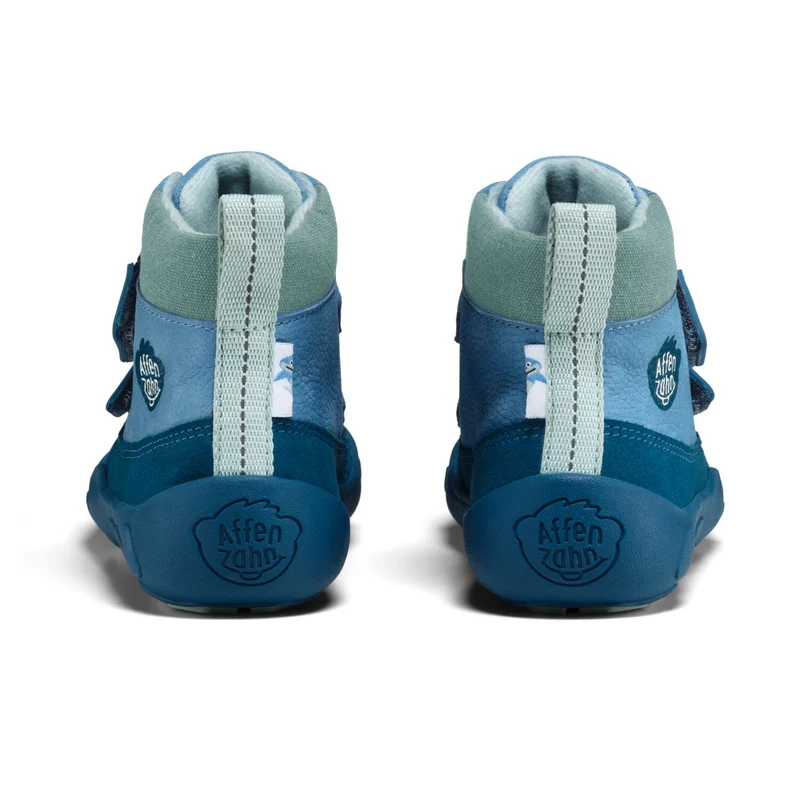 Affenzahn Übergangsschuh Leder Friendy – Wasserdichter Barfußschuh für Kinder