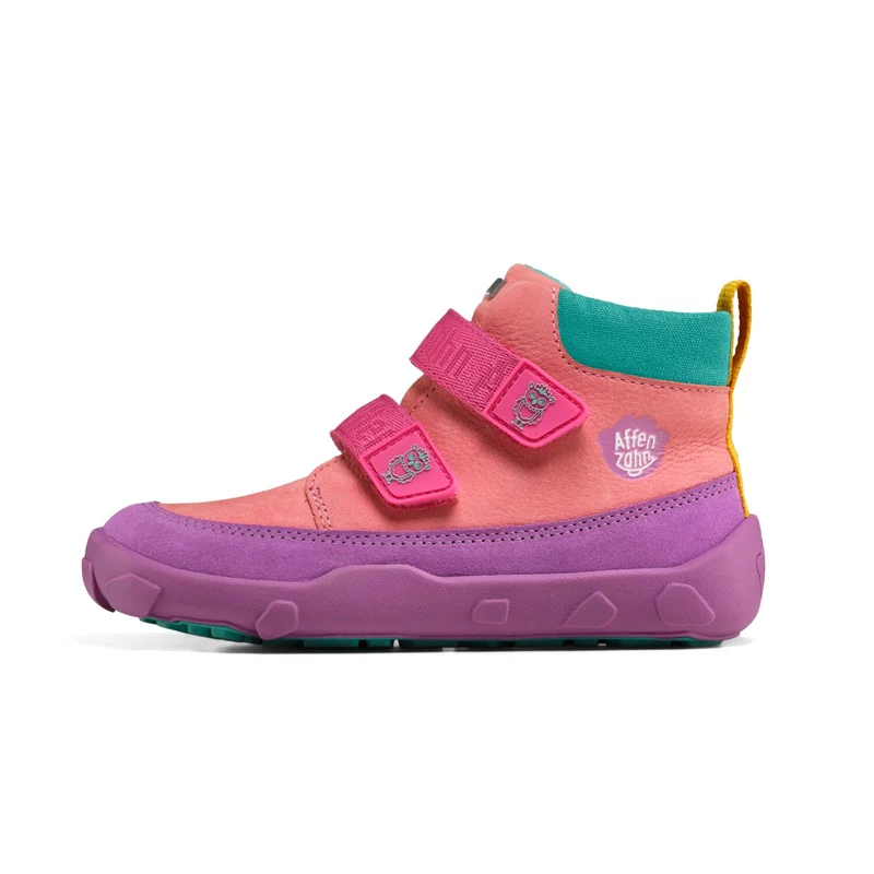 Affenzahn Übergangsschuh Leder Friendy – Wasserdichter Barfußschuh für Kinder