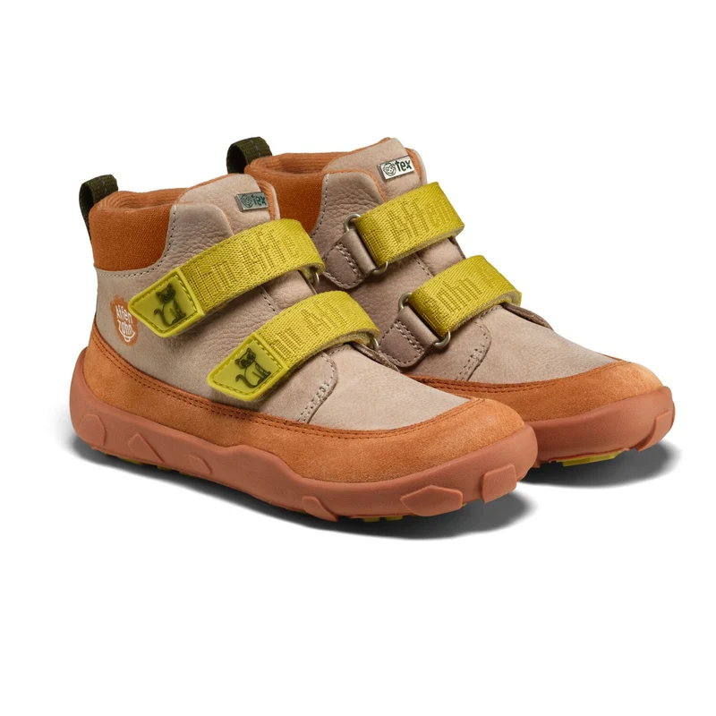 Affenzahn Übergangsschuh Leder Friendy – Wasserdichter Barfußschuh für Kinder