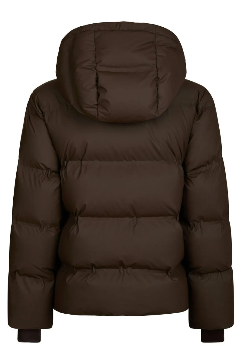 Fox C Puffer Jacket | Dark Brown | Jakke fra Neo Noir