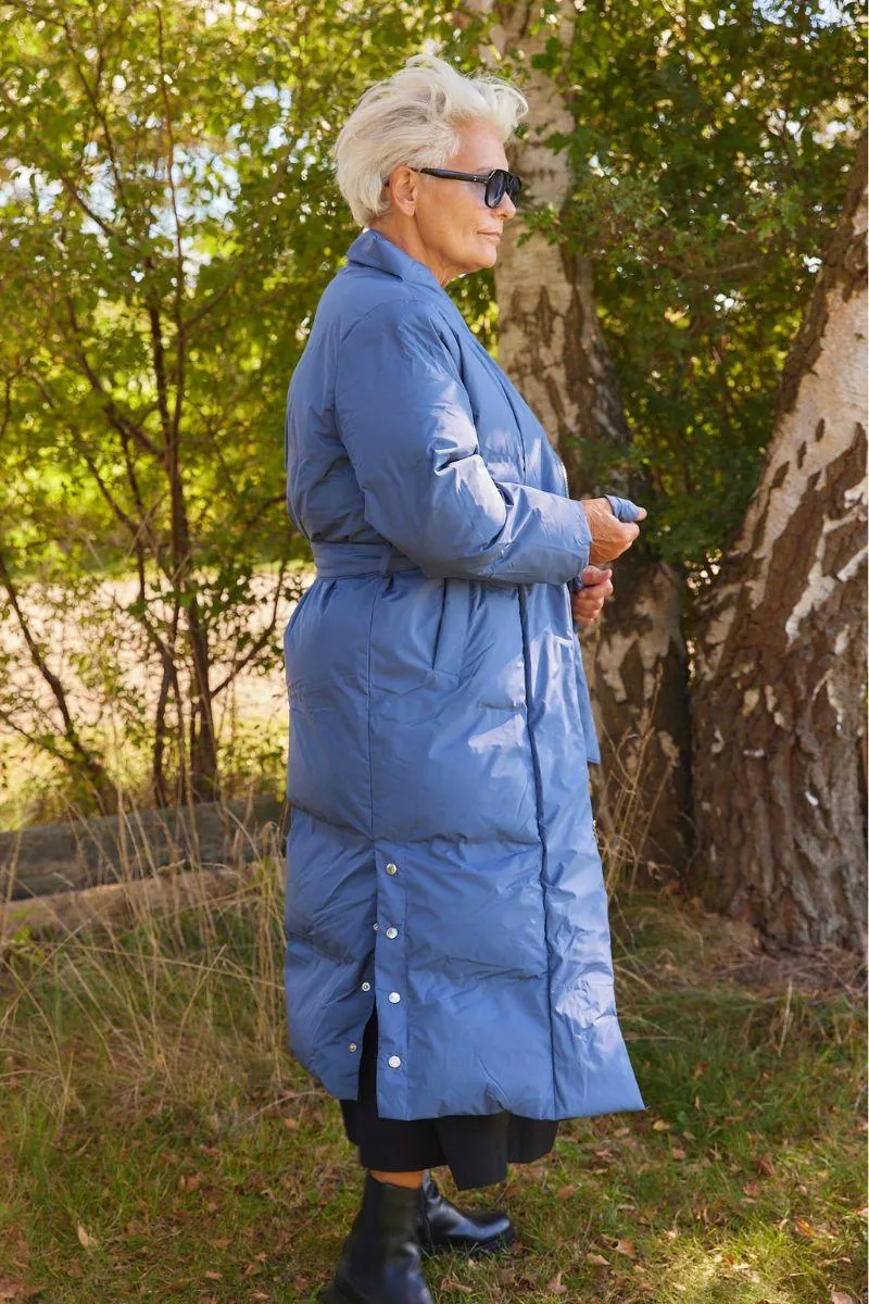Lilly Long coat | Mørkeblå | Frakke fra French Laundry