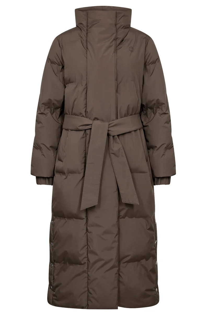 Lilly Long coat | Brun | Frakke fra French Laundry
