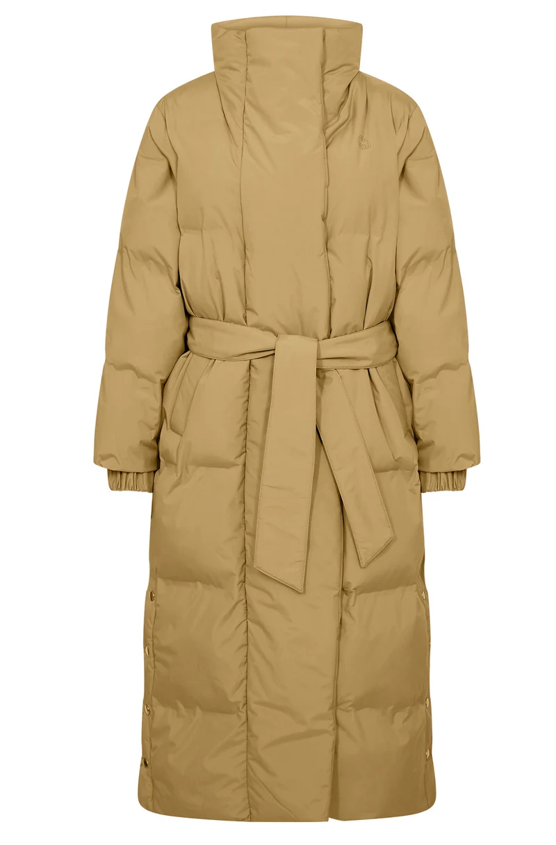 Lilly Long coat | Army | Frakke fra French Laundry