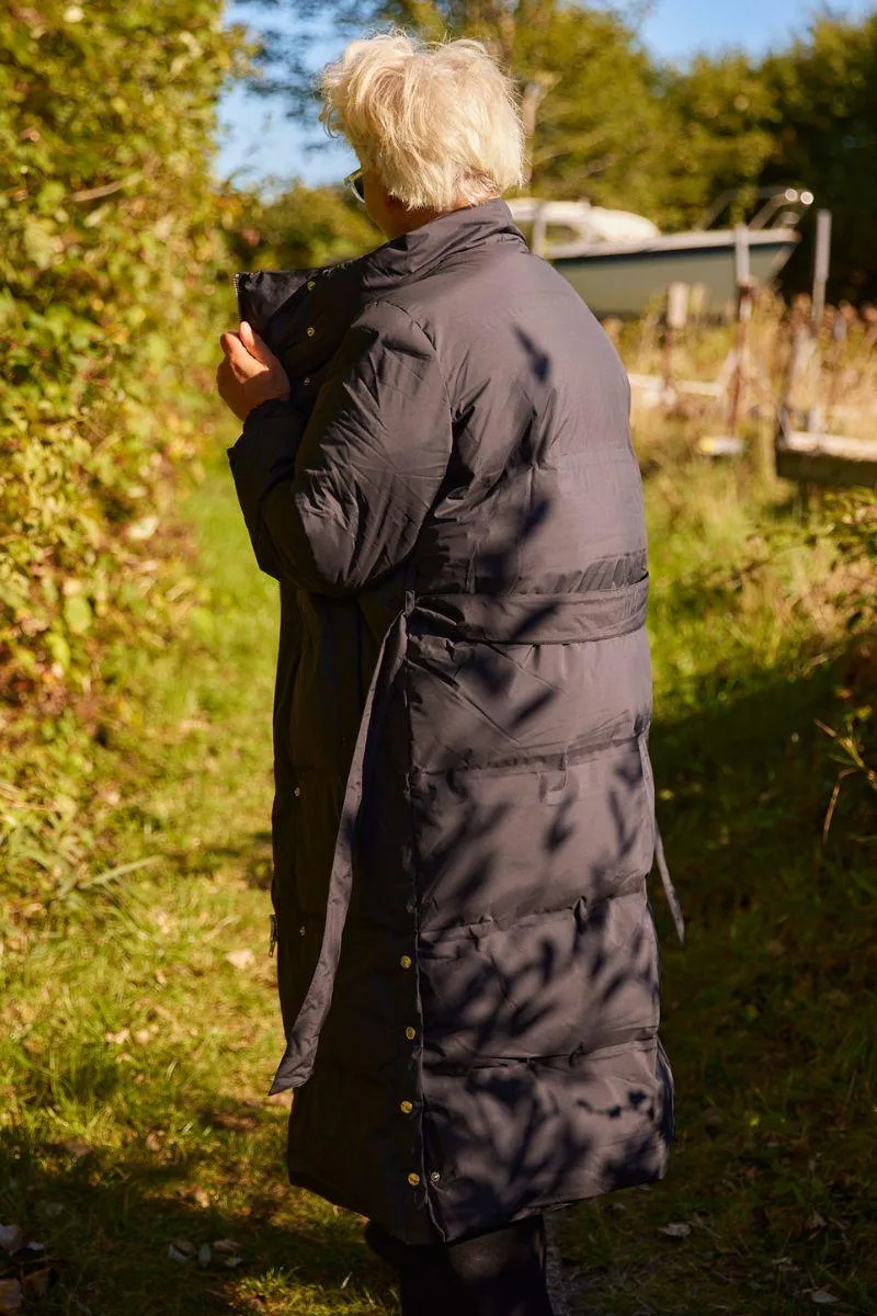 Lilly Long coat | Sort | Frakke fra French Laundry