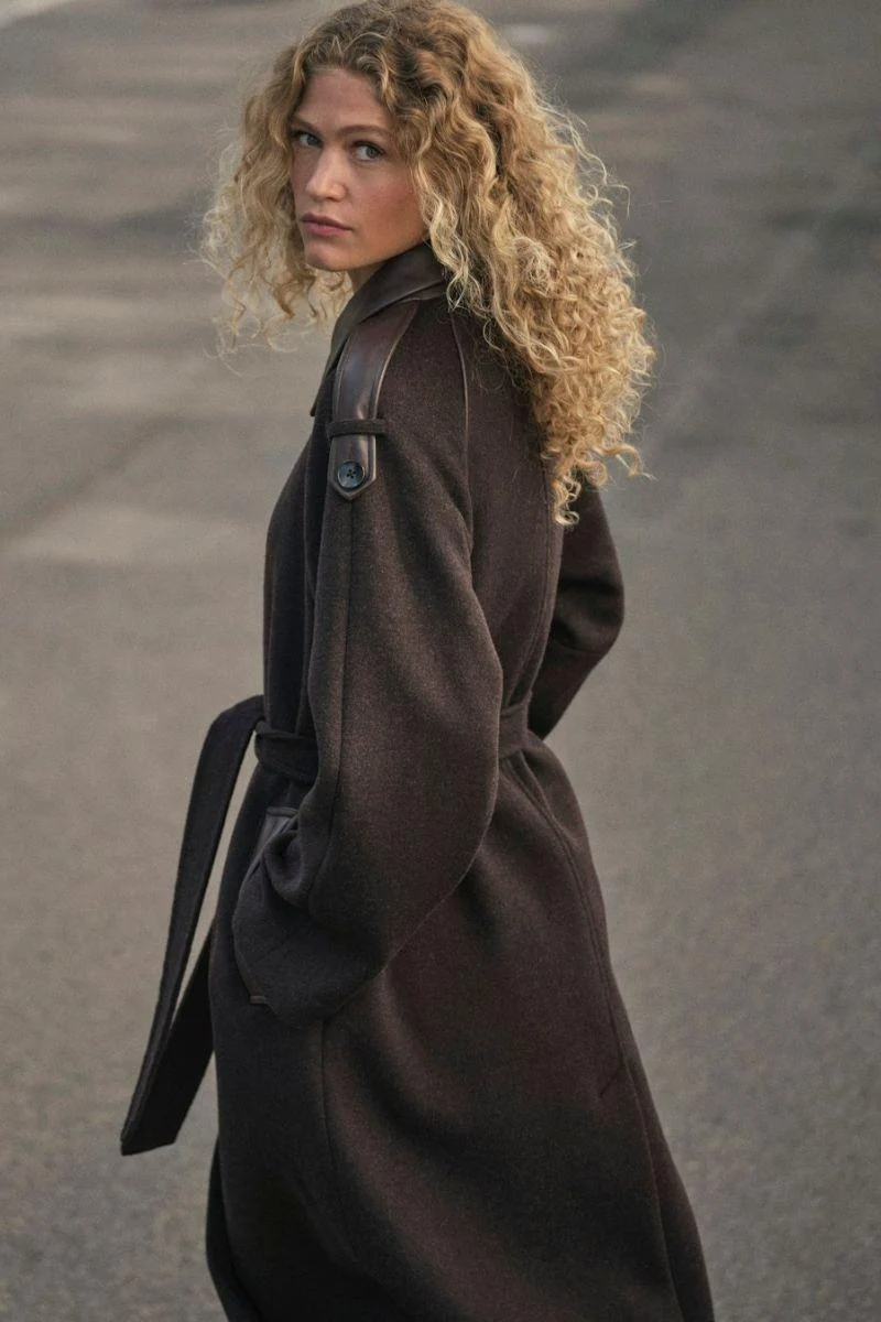 Eva Wool Coat | Chocolate Torte | Jakke fra Mos Mosh