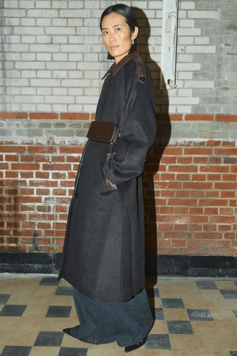 Eva Wool Coat | Chocolate Torte | Jakke fra Mos Mosh