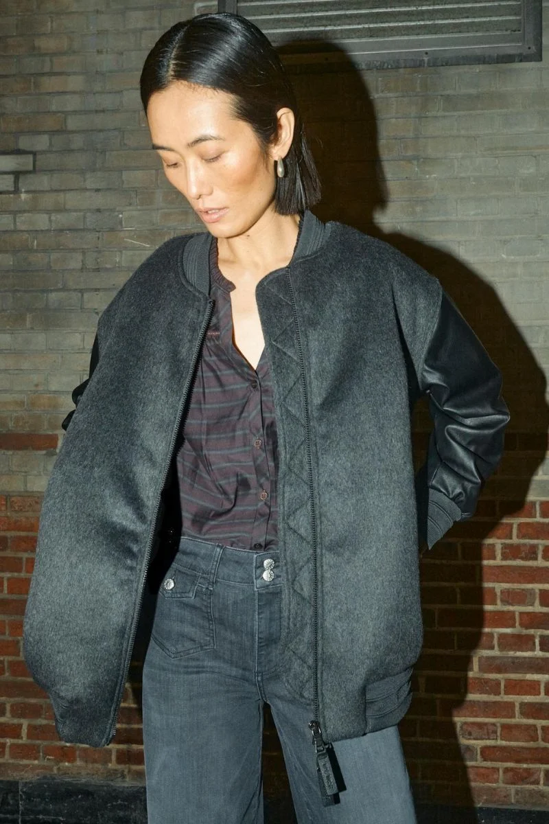 Vivoli Bomber Jacket | Phantom | Jakke fra Mos Mosh