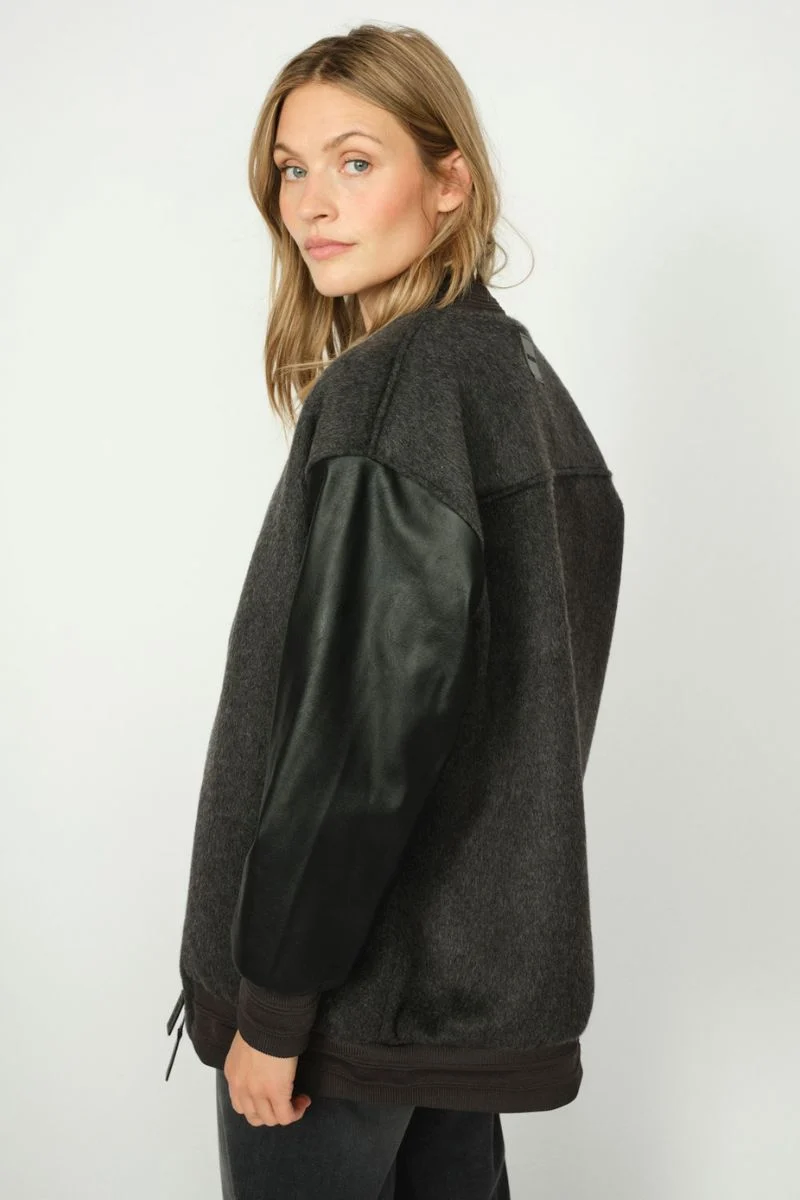 Vivoli Bomber Jacket | Phantom | Jakke fra Mos Mosh