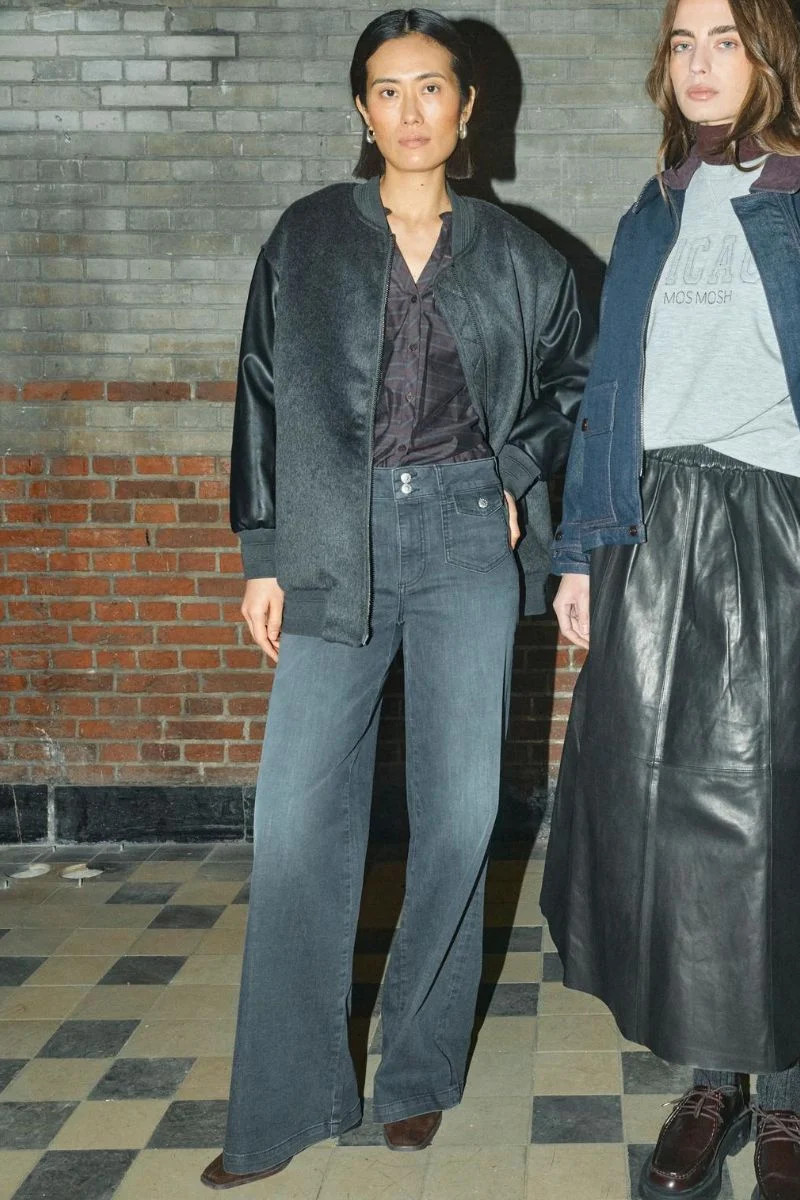 Vivoli Bomber Jacket | Phantom | Jakke fra Mos Mosh