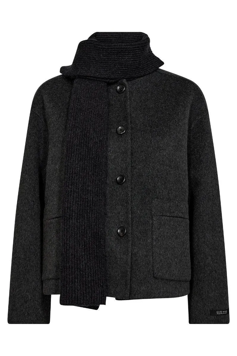 Maria Loisa Wool Jacket | Phantom | Jakke fra Mos Mosh