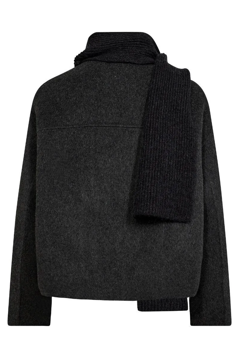 Maria Loisa Wool Jacket | Phantom | Jakke fra Mos Mosh