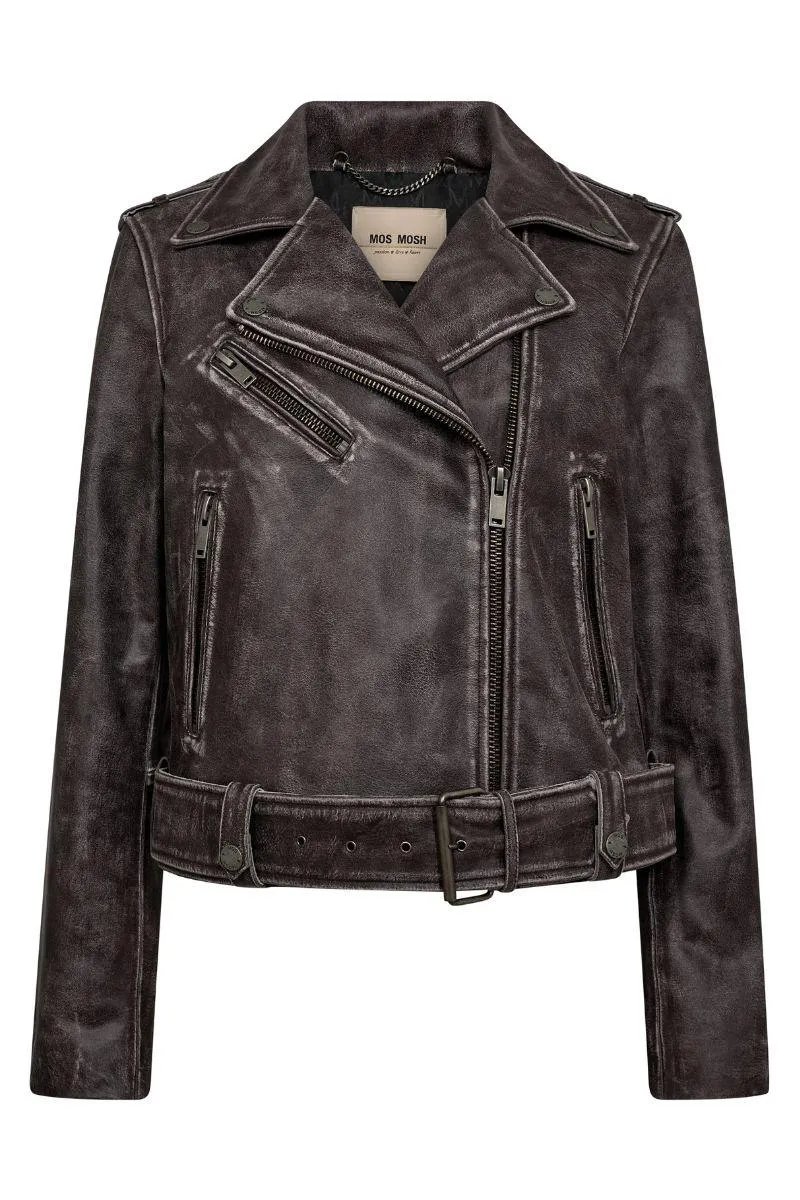 Celia Biker Jacket | Fudge | Jakke fra Mos Mosh