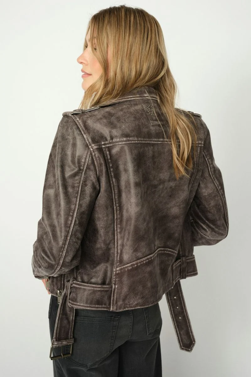 Celia Biker Jacket | Fudge | Jakke fra Mos Mosh