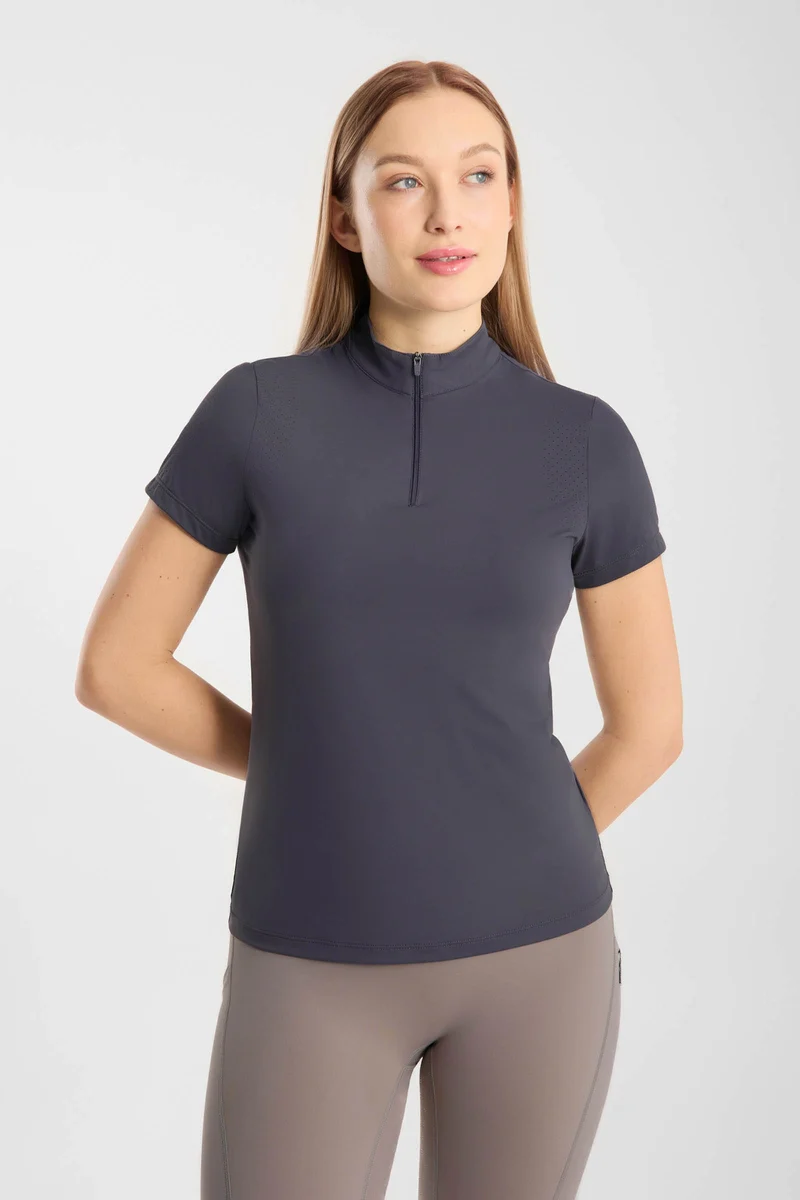 Emmie Damen Cooling Trainingsshirt Kurzarm Odyssey Navy 36