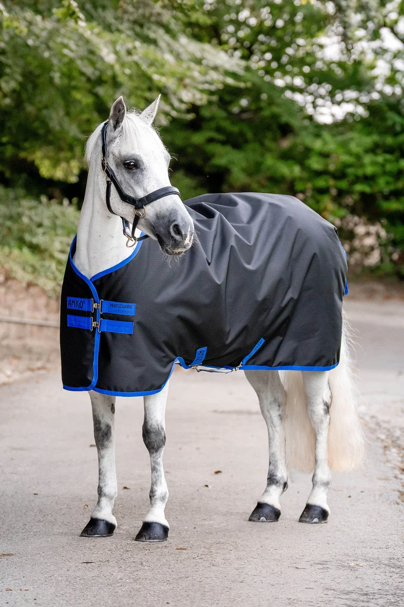 Amigo Ripstop Weidedecke 900D, 0g Black/Classic Blue 140