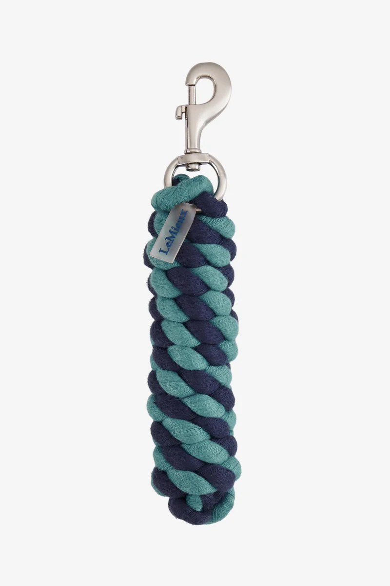 Polycotton Führstrick Aloe/Navy Einheitsgröße