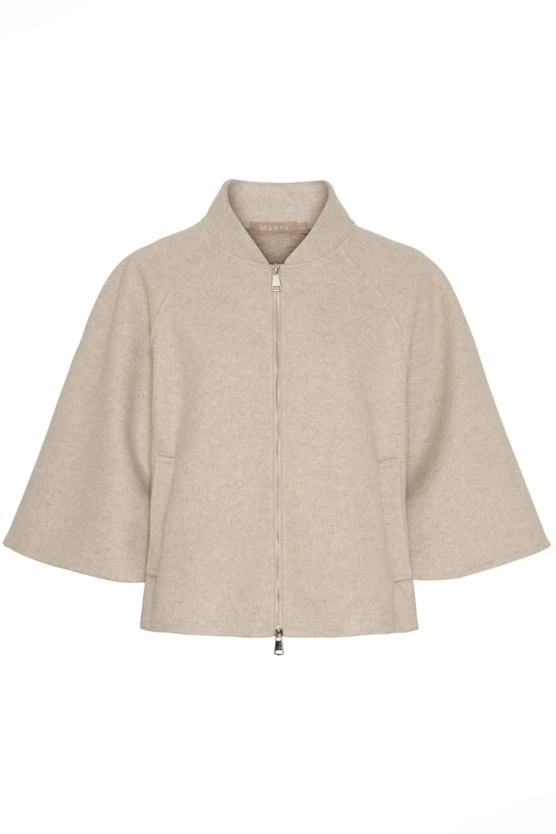 Pia Jacket | Beige | Jakke fra Marta du Chateau