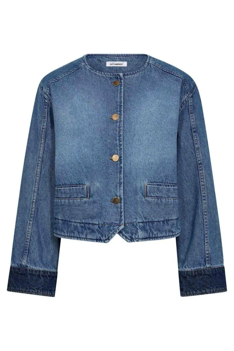 Bilbao Denim Jacket 30362 | Denim blue | Jakke fra Co'couture