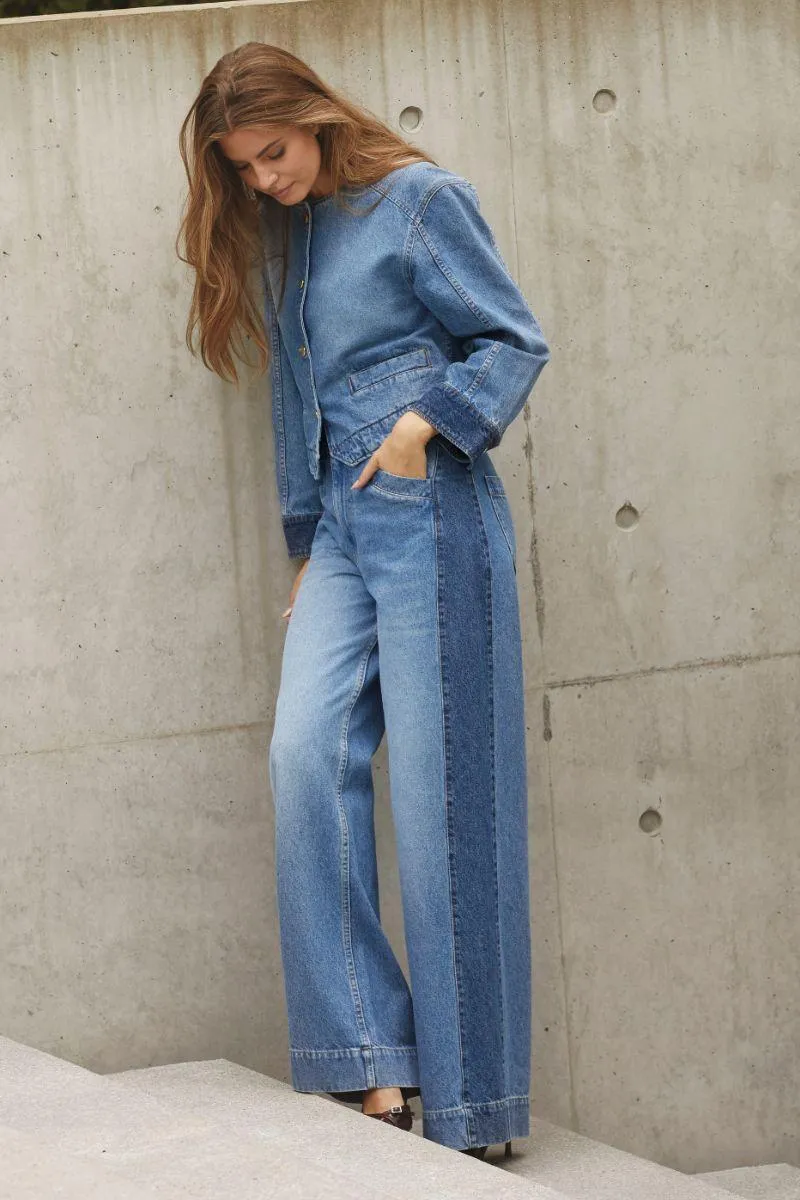 Bilbao Denim Jacket 30362 | Denim blue | Jakke fra Co'couture