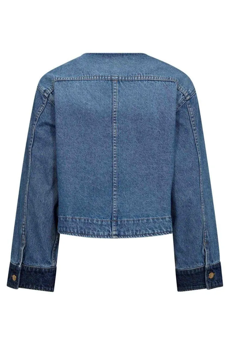 Bilbao Denim Jacket 30362 | Denim blue | Jakke fra Co'couture