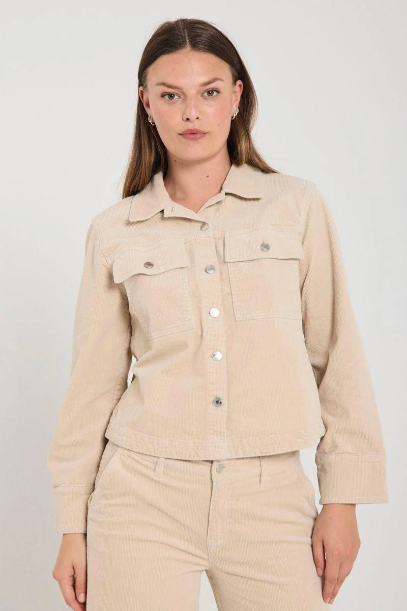 Cordy Jacket 206988 | Moonbeam | Jakke fra Freequent