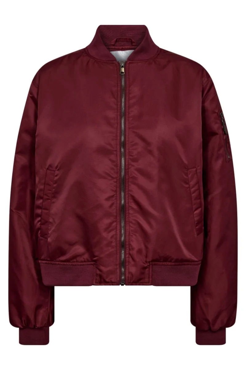 Libby Bomber Jacket 30364 | Winered | Jakke fra Co'couture