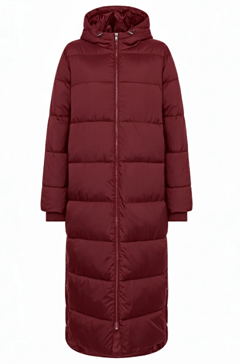 Asta Coat | Bordeaux | Frakke fra French Laundry