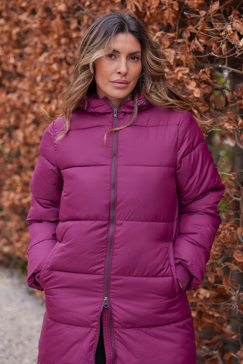 Asta Coat | Bordeaux | Frakke fra French Laundry