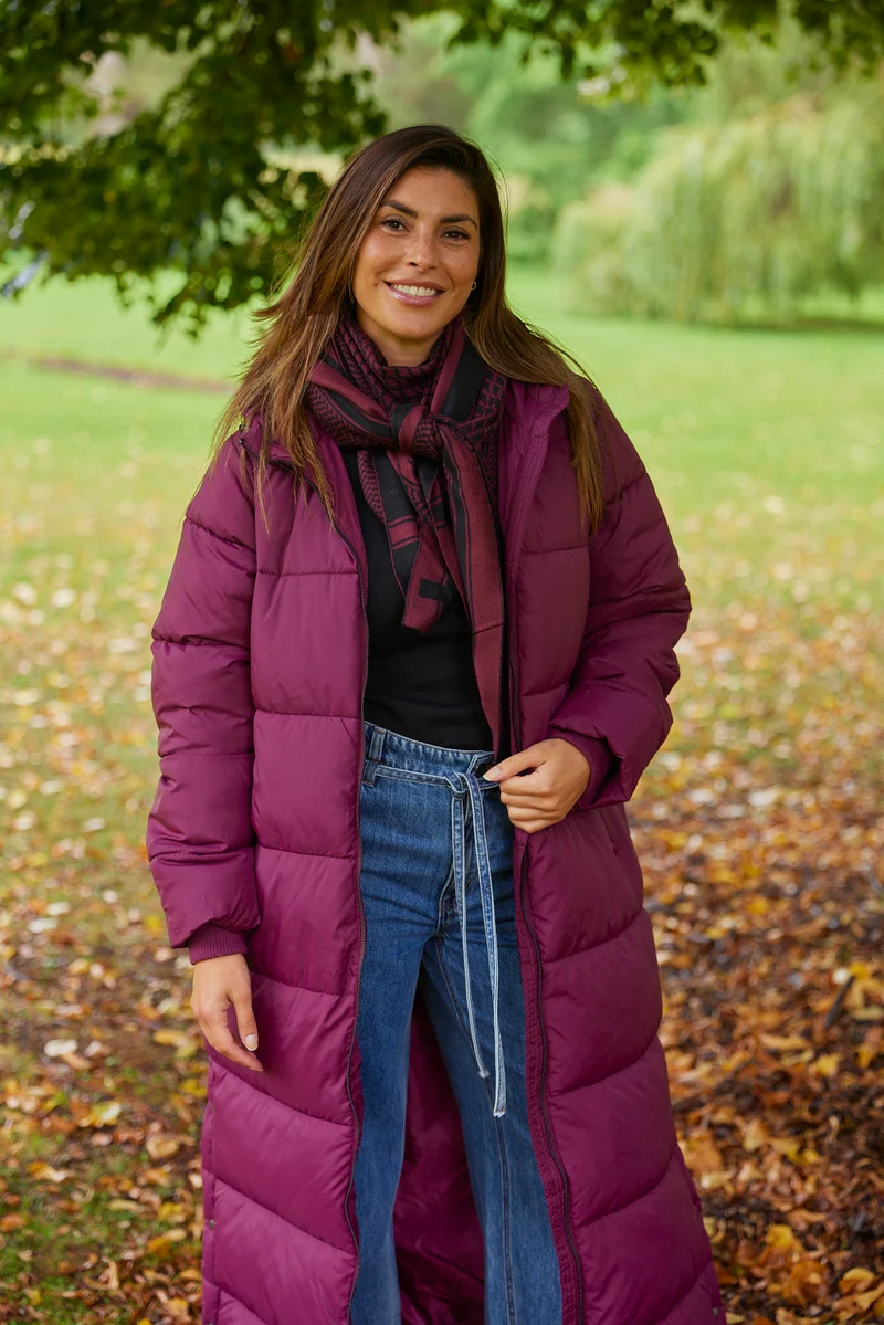 Asta Coat | Bordeaux | Frakke fra French Laundry