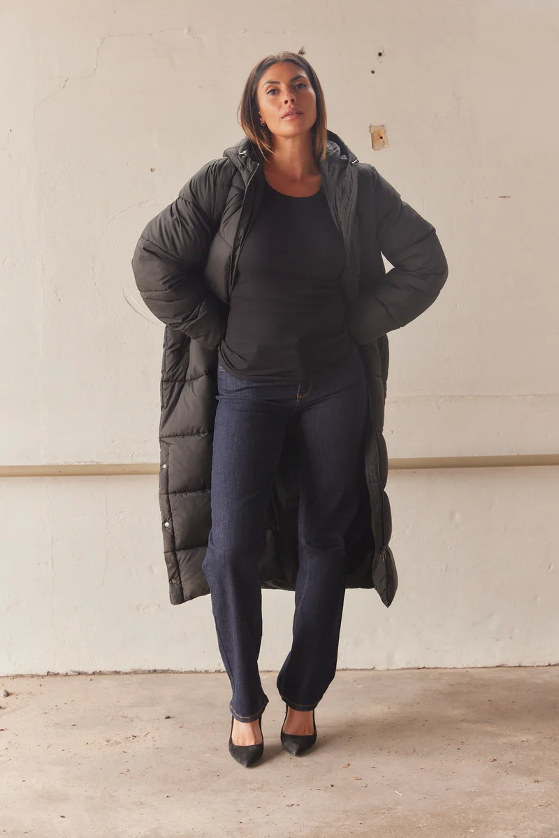 Asta Coat | Sort | Frakke fra French Laundry