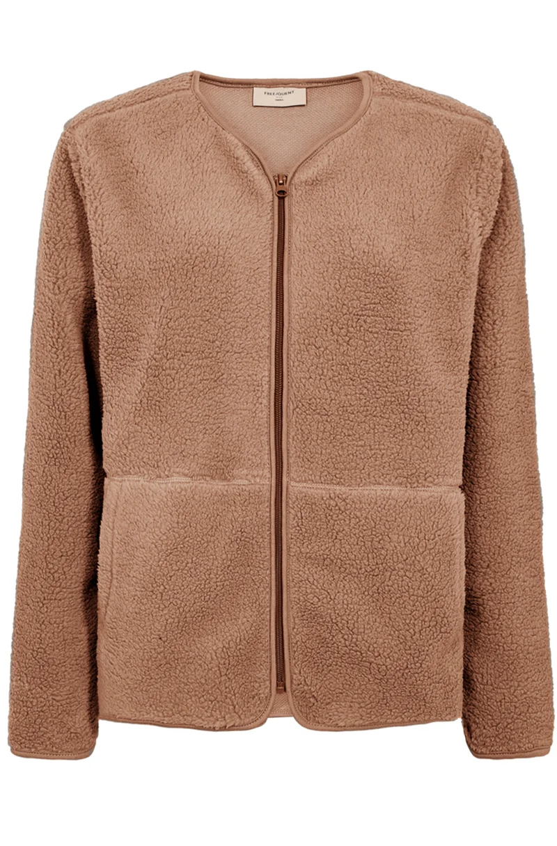 Teddy Jacket 207623 | Desert Taupe | Jakke fra Freequent