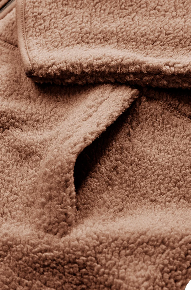 Teddy Jacket 207623 | Desert Taupe | Jakke fra Freequent