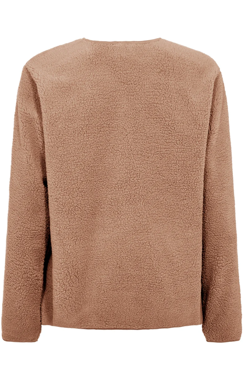 Teddy Jacket 207623 | Desert Taupe | Jakke fra Freequent