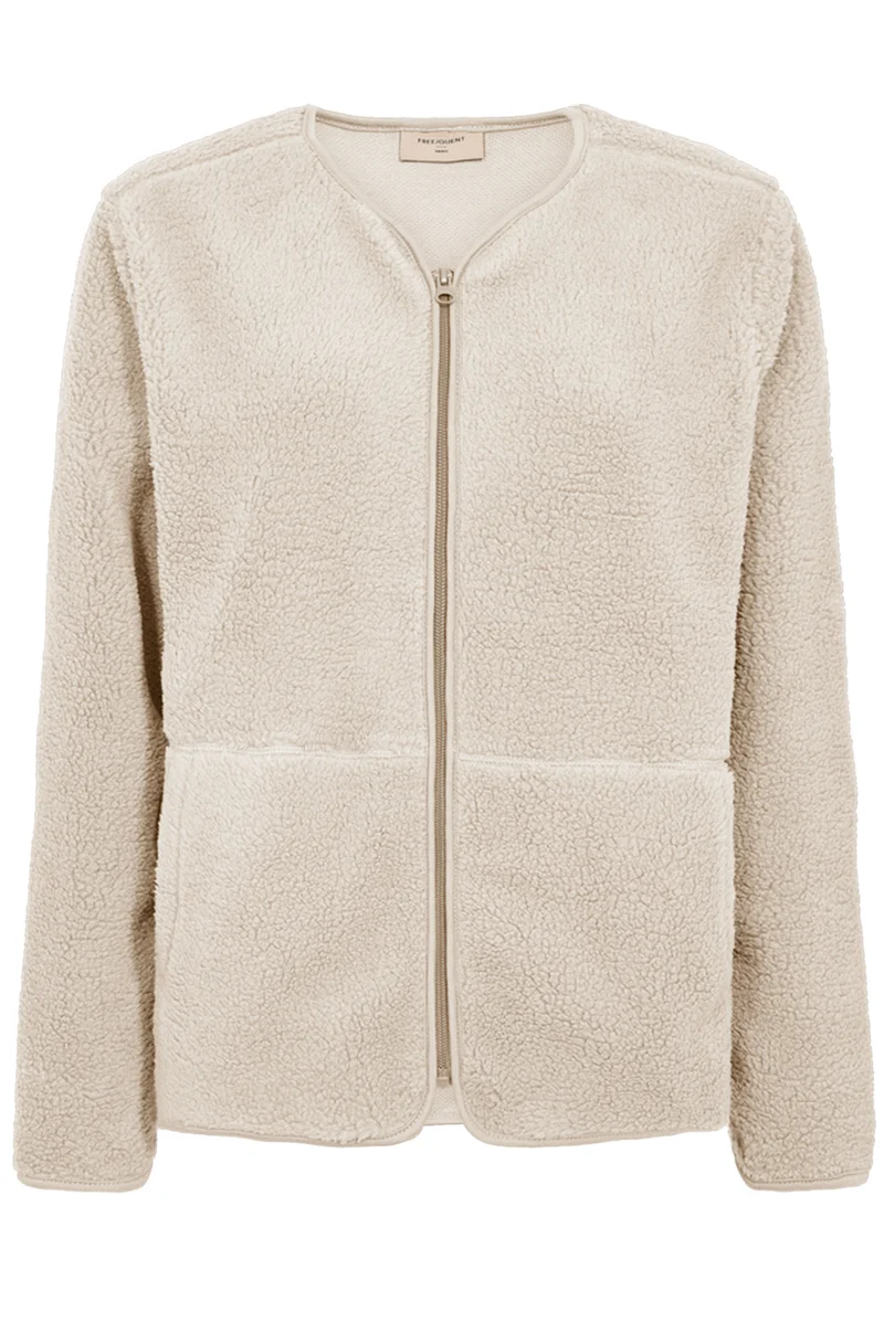 Teddy Jacket 207623 | Moonbeam | Jakke fra Freequent