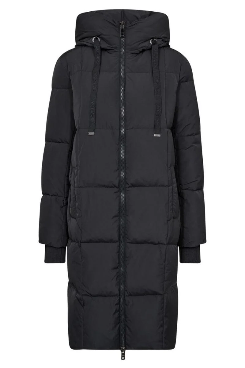 Nova Square Down Coat | Dark Grey | Jakke fra Mos Mosh